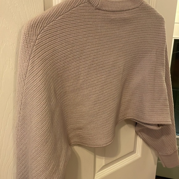 Wilfred Free Crop Top Lilac Purple Wing Sleeve XS - Picture 5 of 5